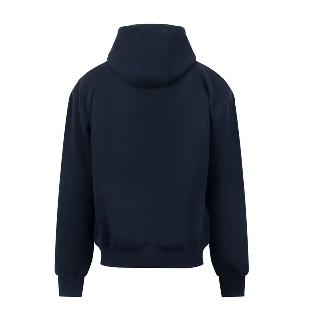 Just Hoods Signature Heavyweight cipzáras kapucnis pulóver (JH125), Francia sötétkék színben