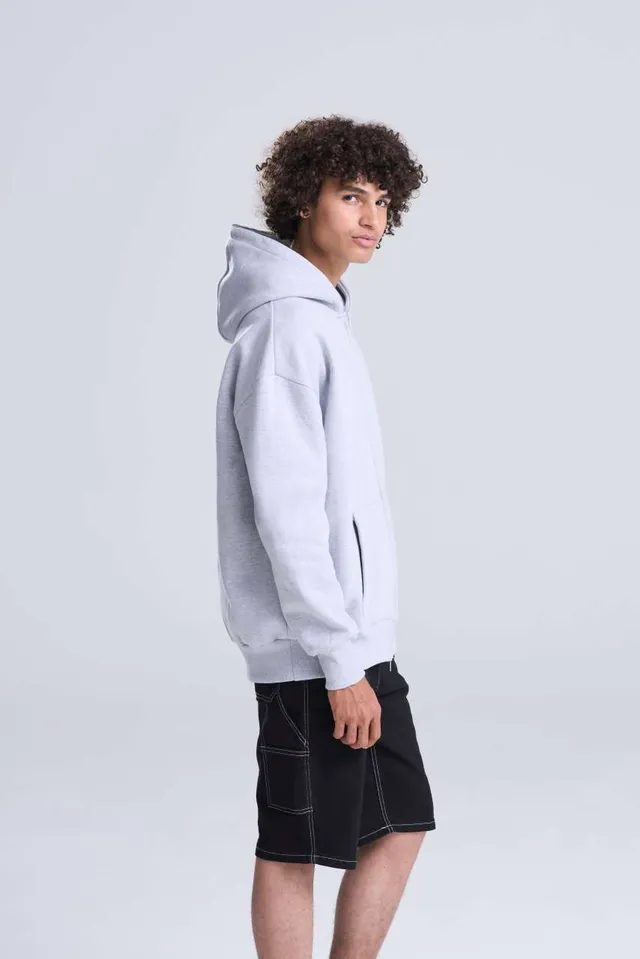 Just Hoods Signature Heavyweight cipzáras kapucnis pulóver (JH125), modellen