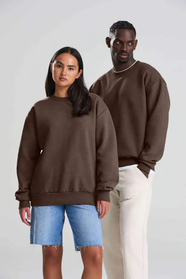 Just Hoods Signature Heavyweight pulóver (JH123), modellen