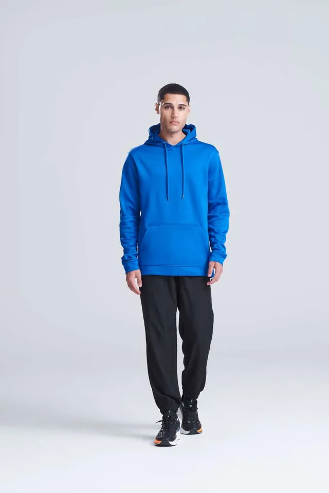 Just Hoods sport poliészter kapucnis pulóver (JH006), modellen