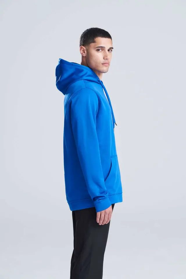 Just Hoods sport poliészter kapucnis pulóver (JH006), modellen