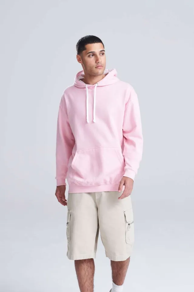 Just Hoods Varsity kapucnis pulóver (jh003), modellen