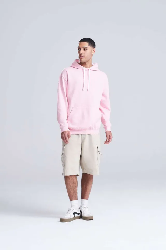 Just Hoods Varsity kapucnis pulóver (jh003), modellen