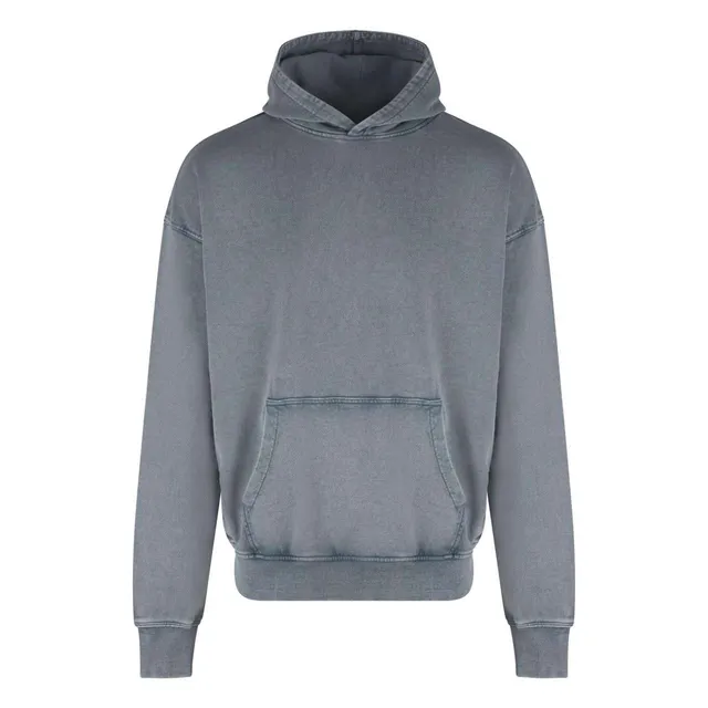 Just Hoods Vintage mosott hatású kapucnis pulóver (JH180)