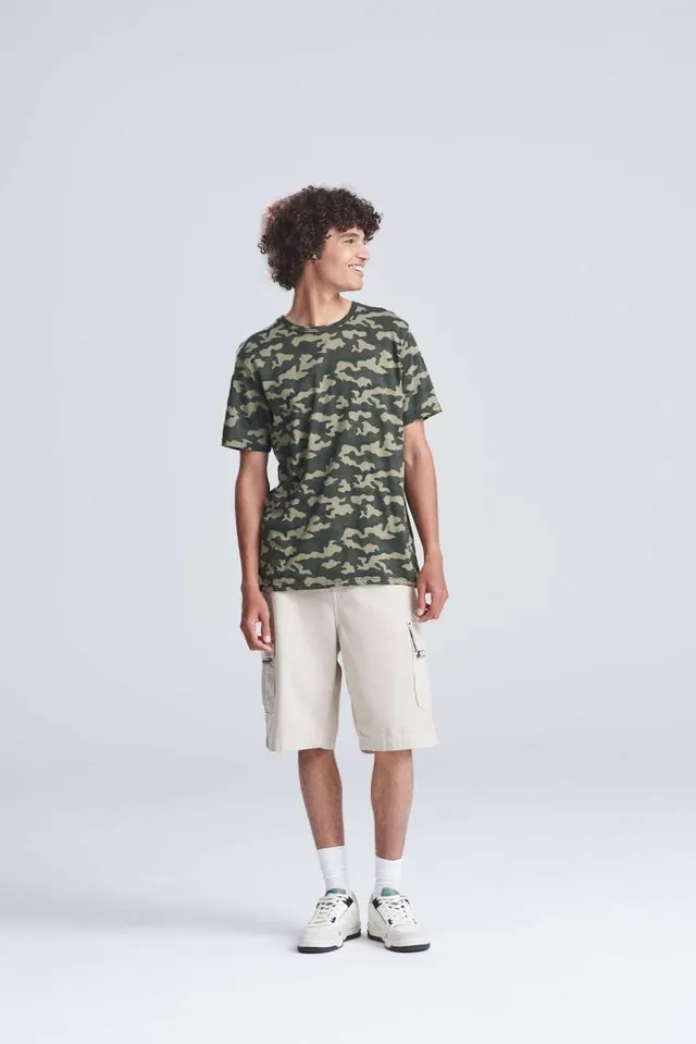 Just Ts Camo póló (JT034), modellen