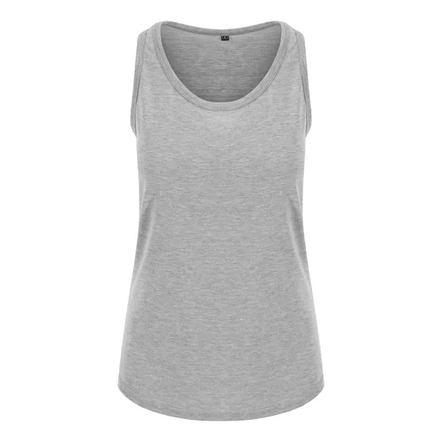 Just Ts női Tri-Blend trikó (JT015), Melírozott szürke színben