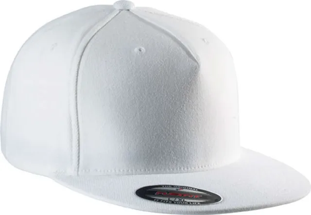 K-UP Flexfit® 5 paneles sapka (KP908), Fehér színben