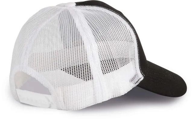 K-UP Oekotex tanúsítvánnyal rendelkező hálós sapka (KP110), modellen