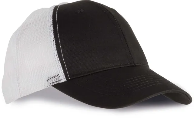 K-UP Oekotex tanúsítvánnyal rendelkező hálós sapka (KP110), modellen