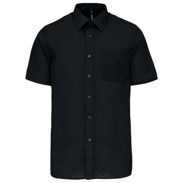 Kariban Ace - férfi rövid ujjú könnyen kezelhető Polycotton poplin ing (K551)