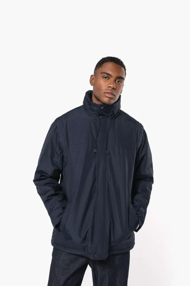 Kariban Factory - levehető ujjú férfi blúzondzseki (K693), modellen