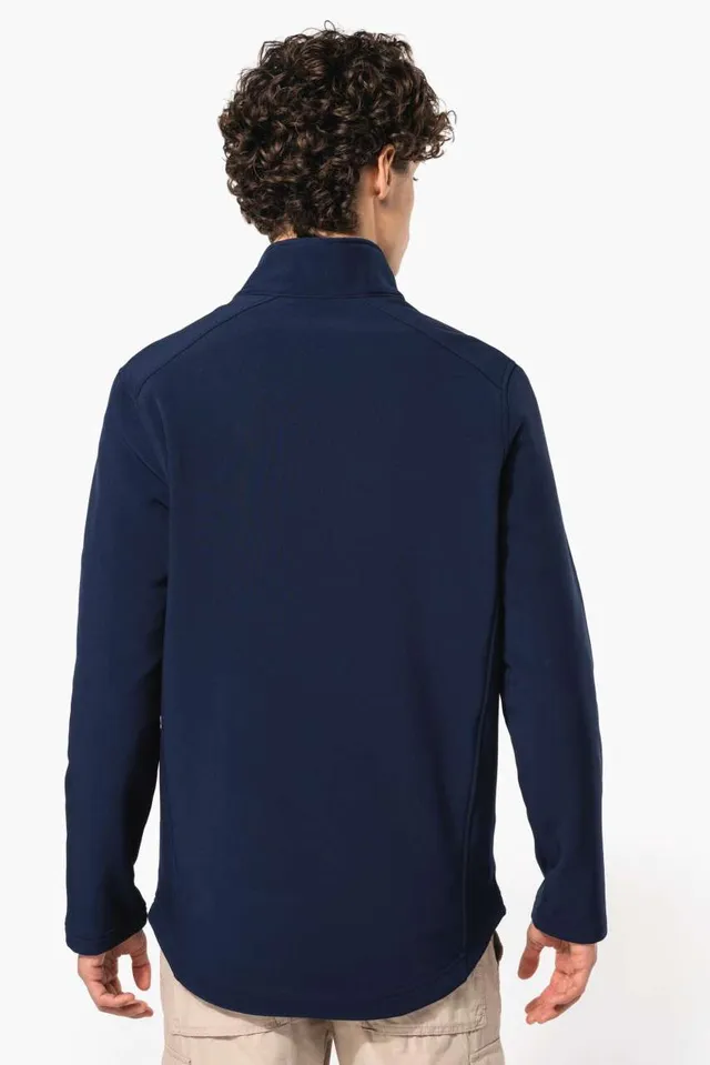 Kariban férfi 2 rétegű softshell kabát (K424), modellen