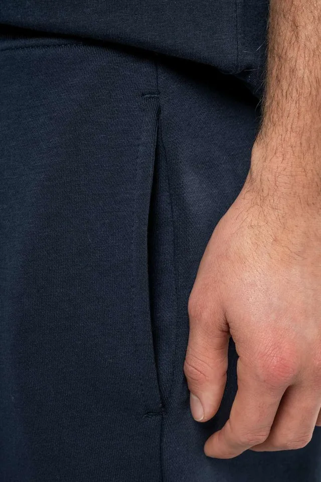 Kariban férfi french terry bermuda Short nadrág (K757), modellen