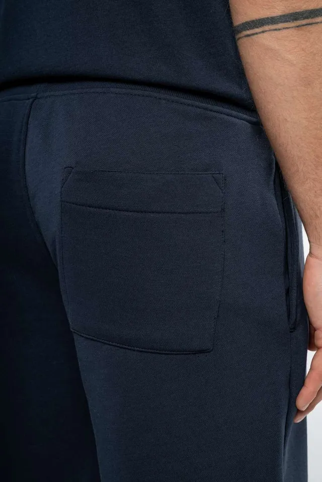 Kariban férfi french terry bermuda Short nadrág (K757), modellen