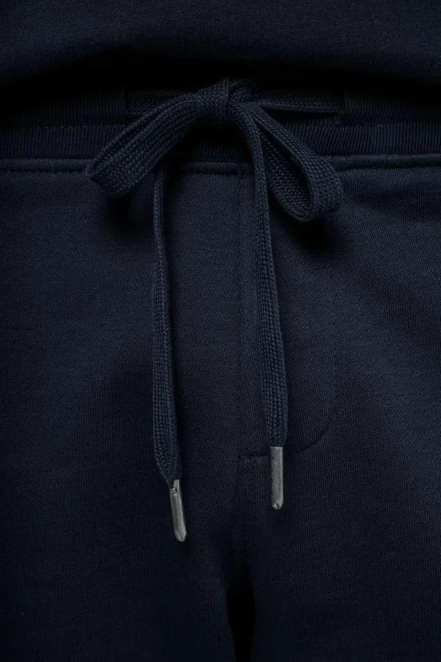 Kariban férfi french terry bermuda Short nadrág (K757), modellen
