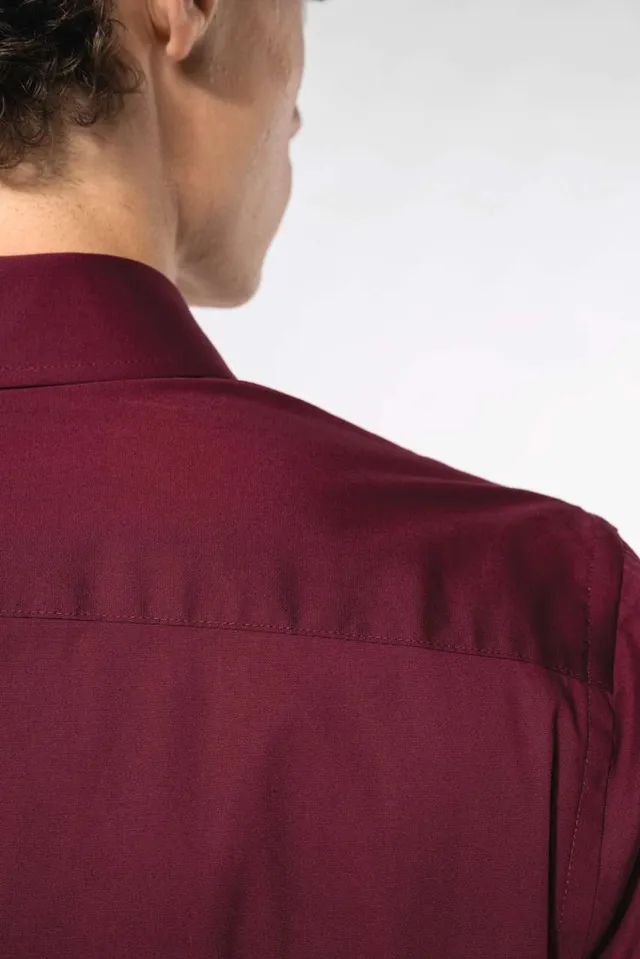 Kariban férfi hosszú ujjú stretch ing (K529), modellen