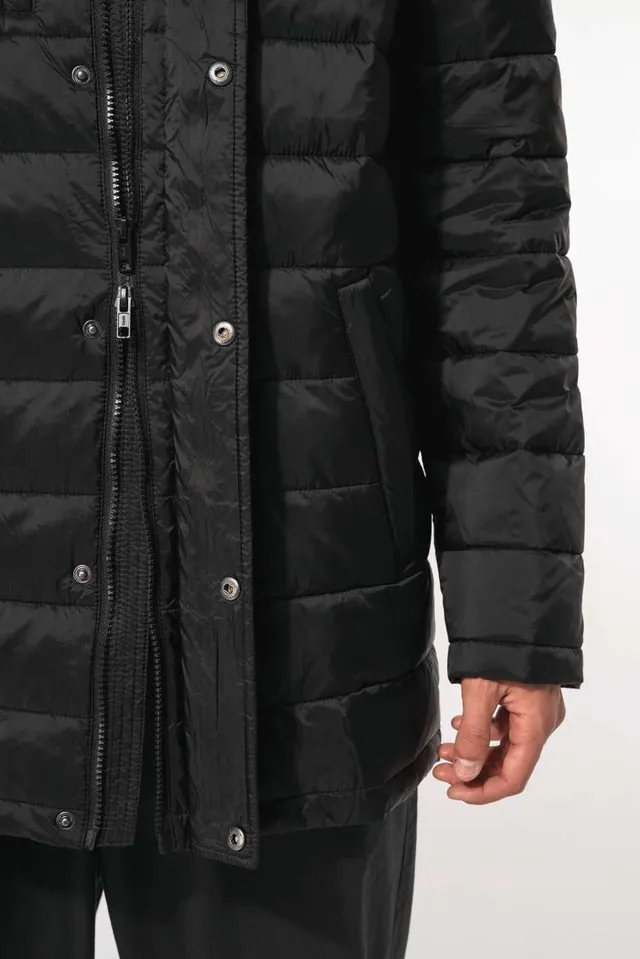 Kariban férfi könnyű kapucnis parka (K6128), modellen