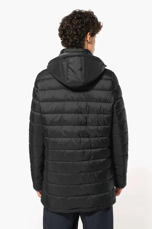 Kariban férfi könnyű kapucnis parka (K6128), modellen