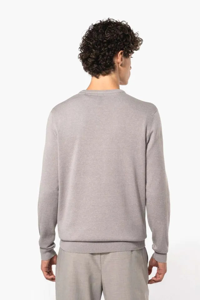 Kariban férfi környakas pulóver (K967), modellen