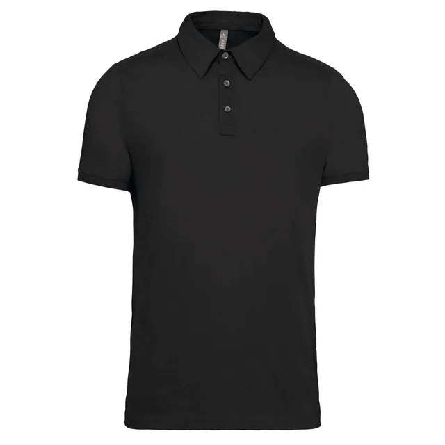 Kariban férfi rövid ujjú jersey galléros póló (K262)