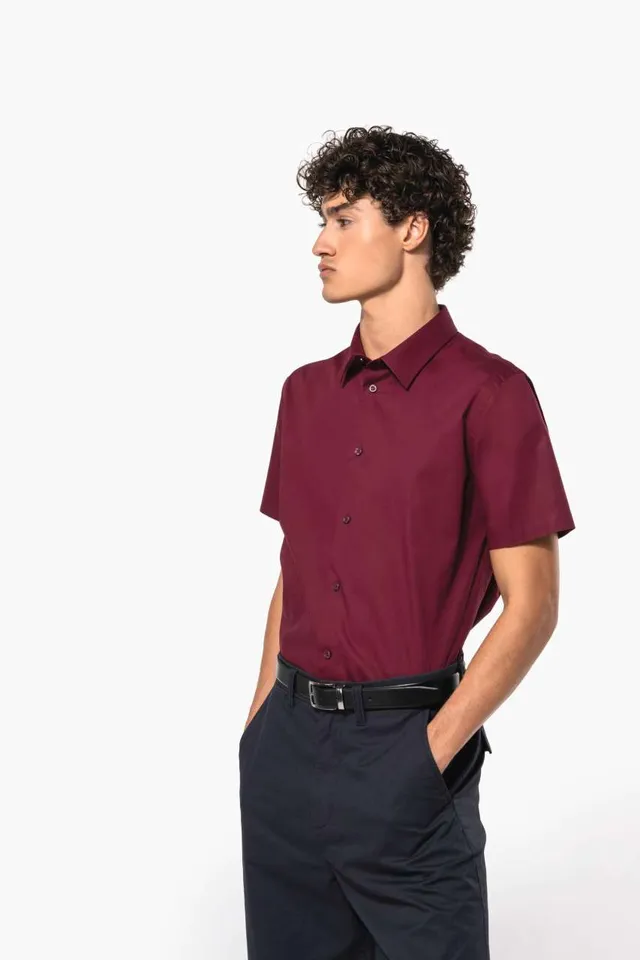 Kariban férfi rövid ujjú stretch ing (K531), modellen