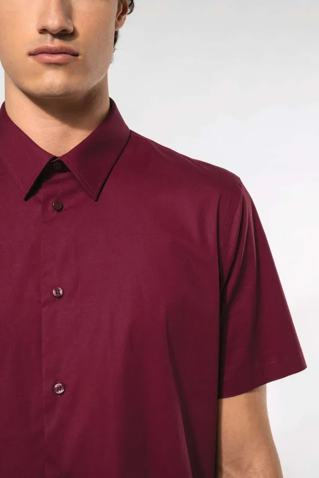 Kariban férfi rövid ujjú stretch ing (K531), modellen