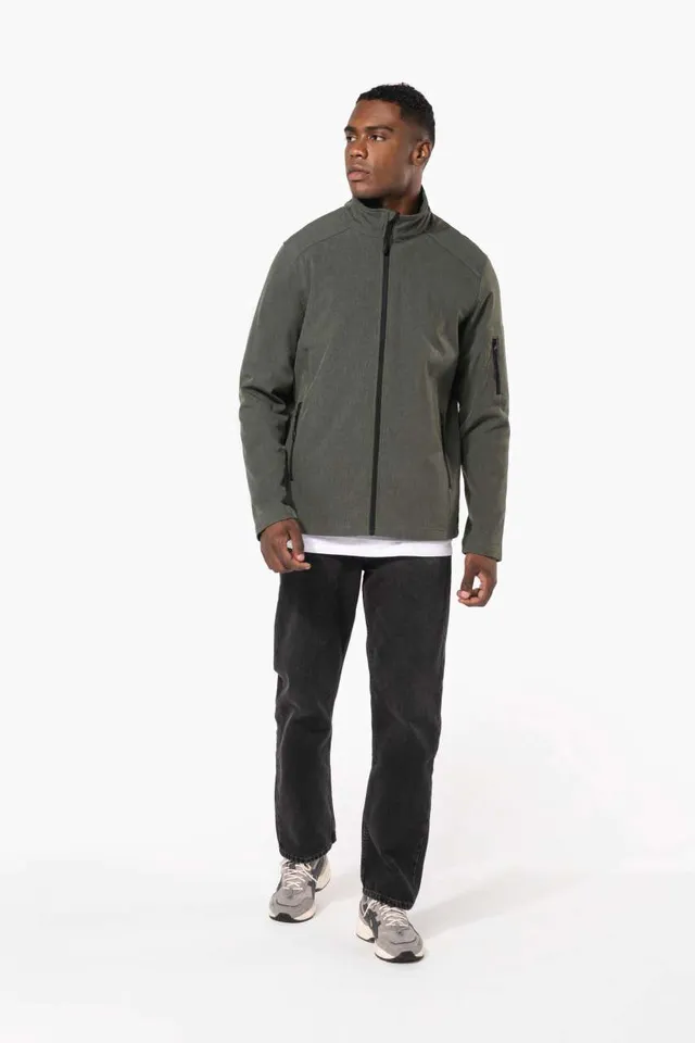 Kariban férfi softshell kabát (K401), modellen