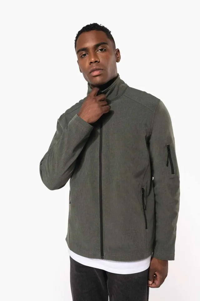 Kariban férfi softshell kabát (K401), modellen