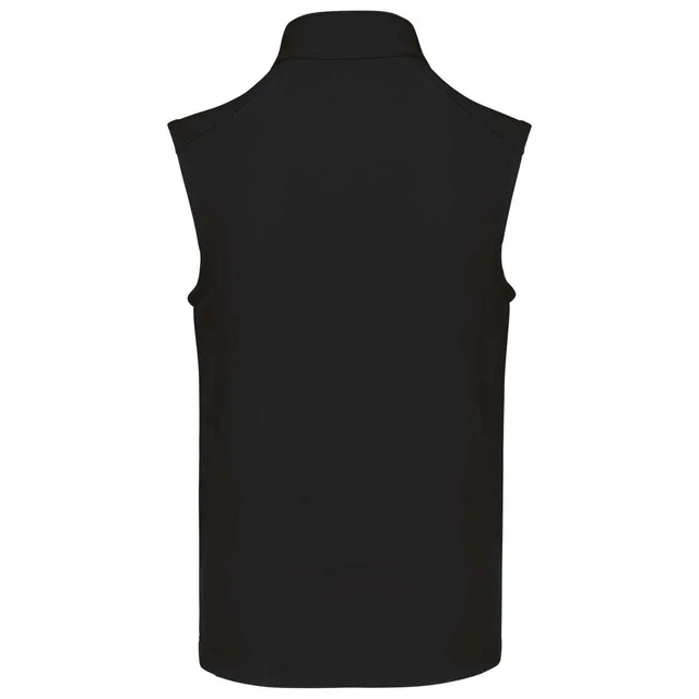 Kariban férfi softshell mellény (K403), Fekete színben