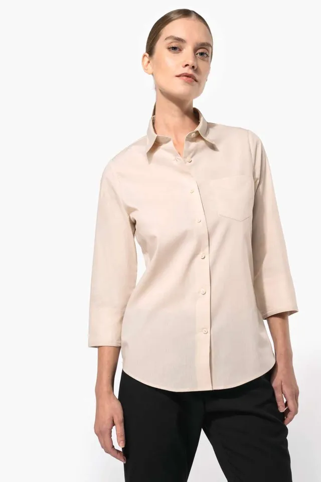 Kariban női 3/4-ES ujjú ing (K558), modellen