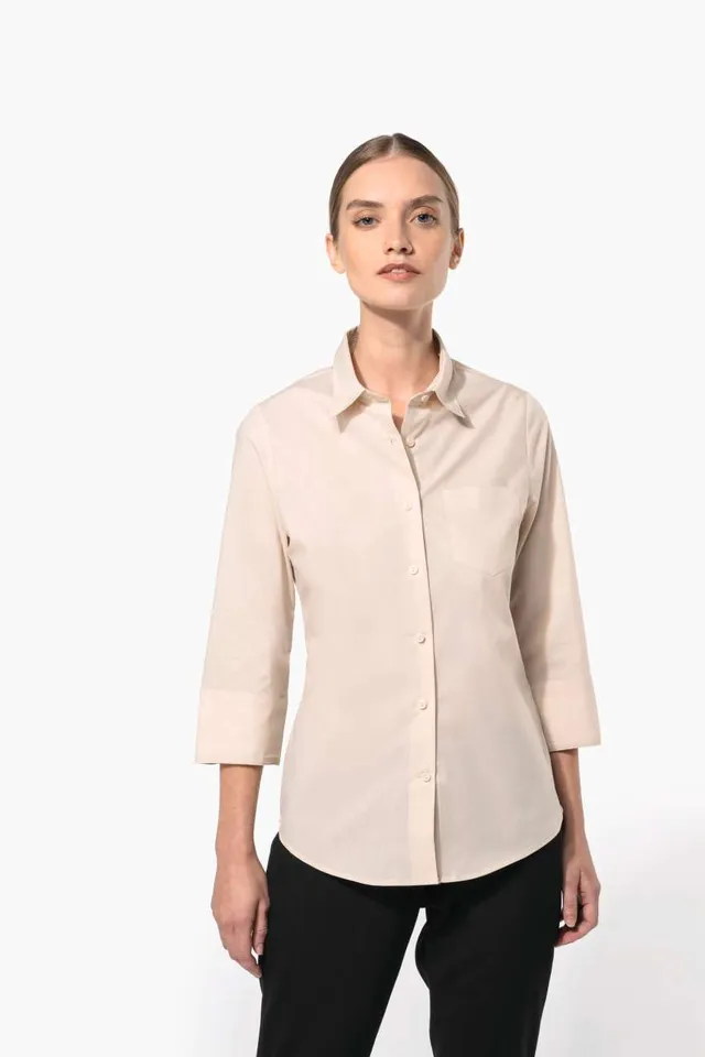 Kariban női 3/4-ES ujjú ing (K558), modellen