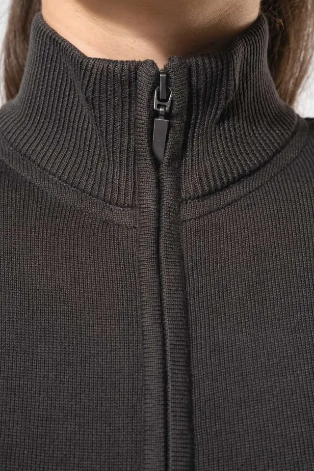 Kariban női cipzáras kardigán (K962), modellen