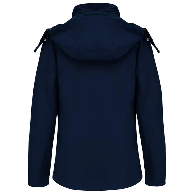 Kariban női kapucnis softshell kabát (K414)