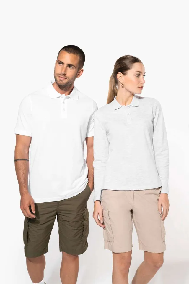 Kariban női könnyű sokzsebes bermuda Short nadrág (K756), modellen