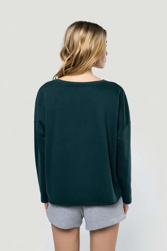 Kariban női Oversized pulóver (K471), modellen