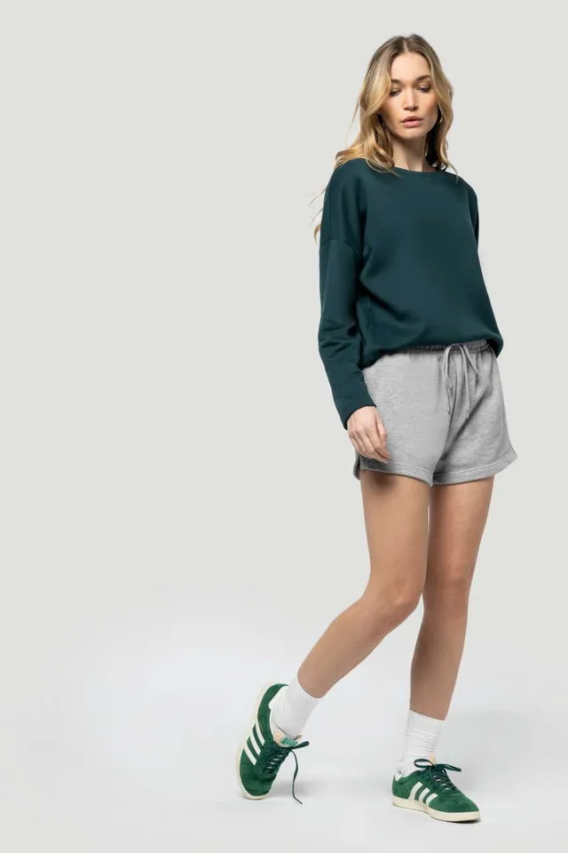 Kariban női Oversized pulóver (K471), modellen