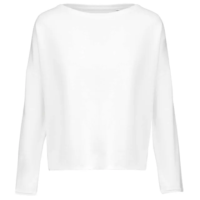 Kariban női Oversized pulóver (K471), Törtfehér színben
