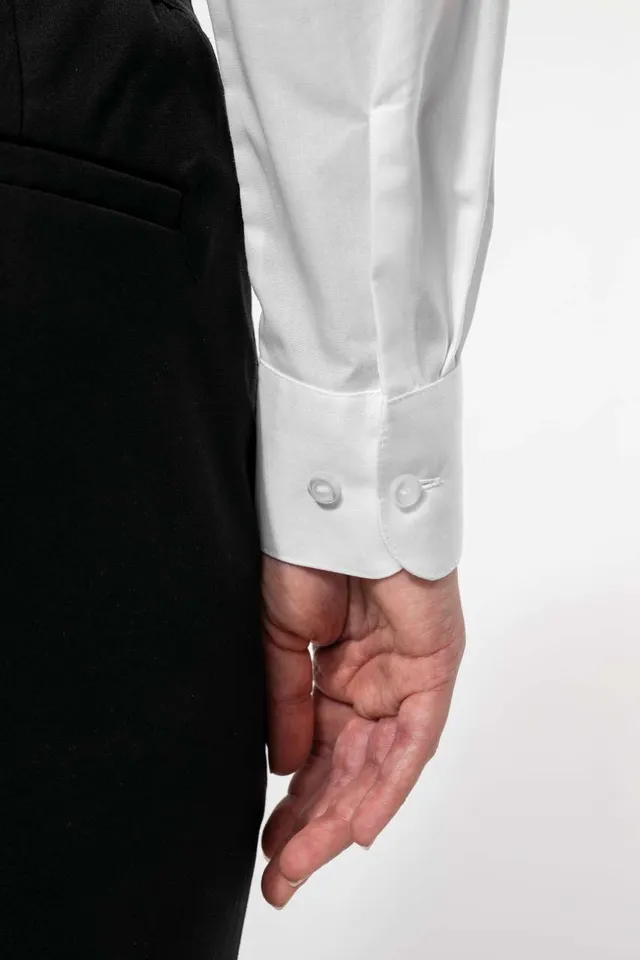 Kariban női poplin Easy Care Polycotton ing (K584), modellen