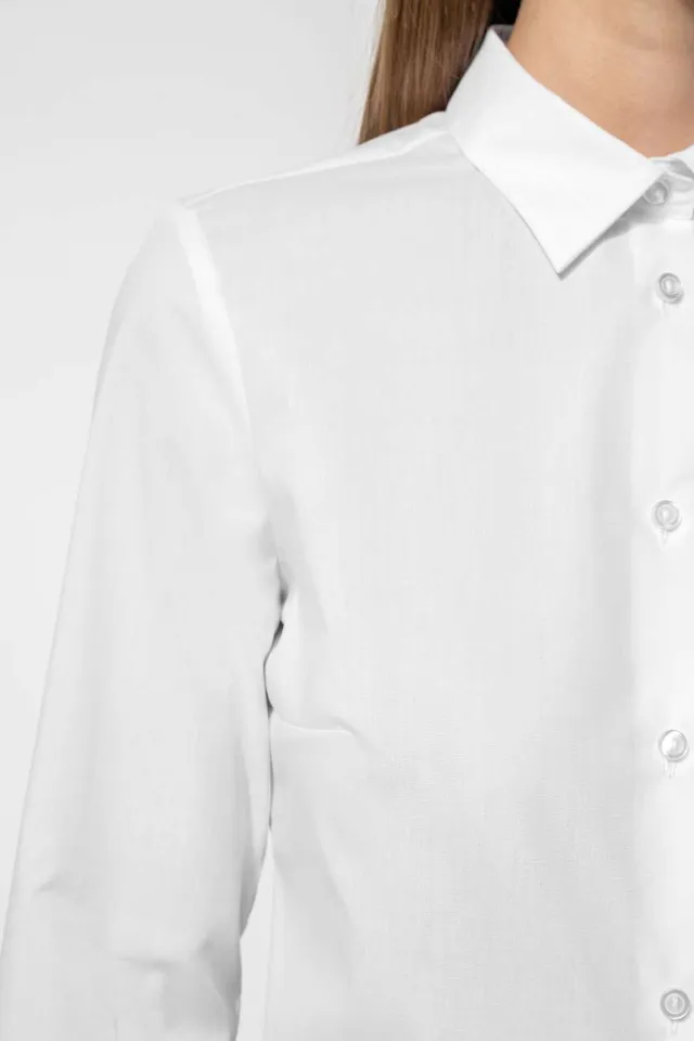 Kariban női poplin Easy Care Polycotton ing (K584), modellen