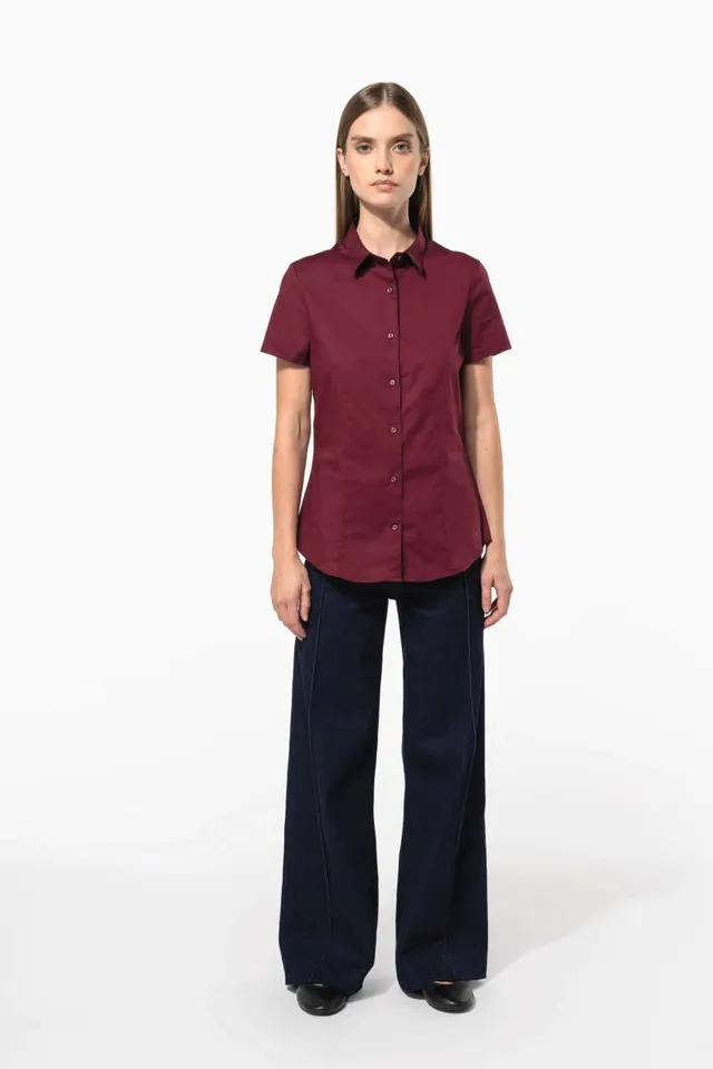 Kariban női rövid ujjú stretch ing (K532), modellen