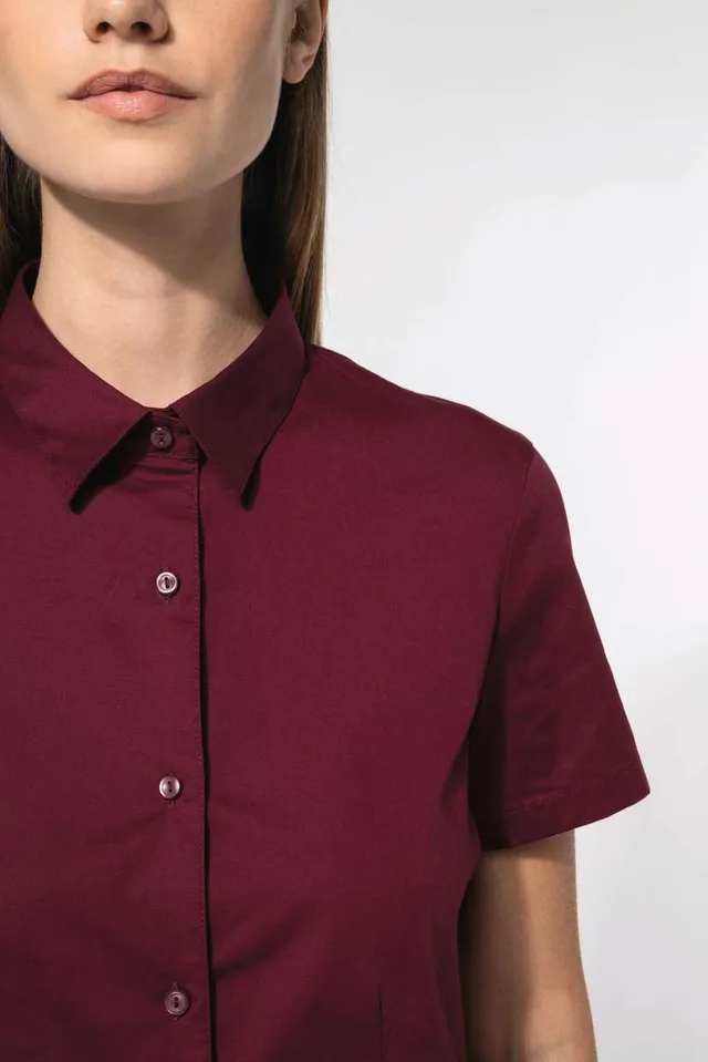 Kariban női rövid ujjú stretch ing (K532), modellen