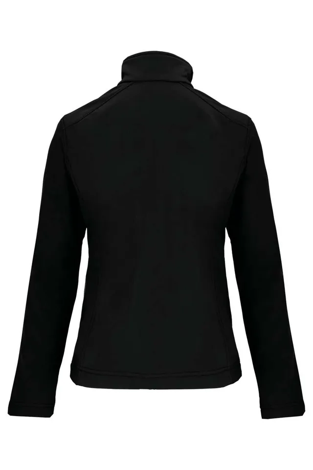 Kariban női softshell kabát (K400), Fekete színben