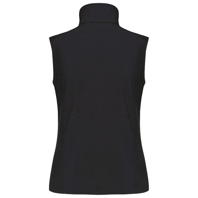 Kariban női softshell mellény (K404), Fekete színben