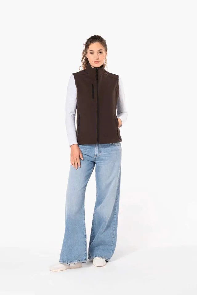 Kariban női softshell mellény (K404), modellen