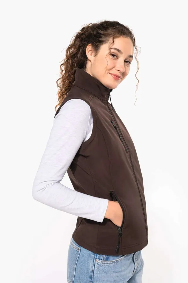 Kariban női softshell mellény (K404), modellen