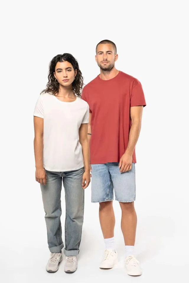 Kariban Organic 190IC környakas póló (K3032IC), modellen