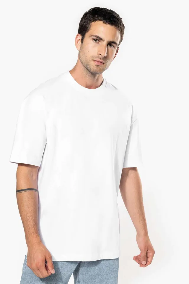 Kariban Oversized rövid ujjú uniszex póló (K3008), modellen