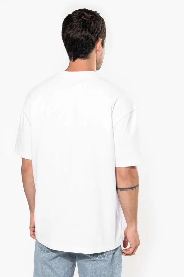 Kariban Oversized rövid ujjú uniszex póló (K3008), modellen