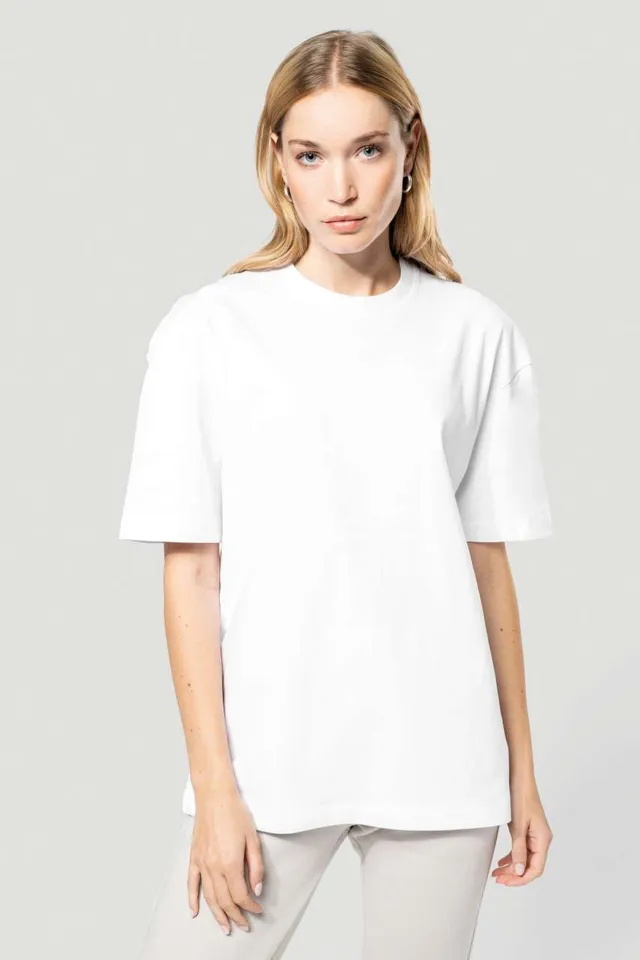 Kariban Oversized rövid ujjú uniszex póló (K3008), modellen