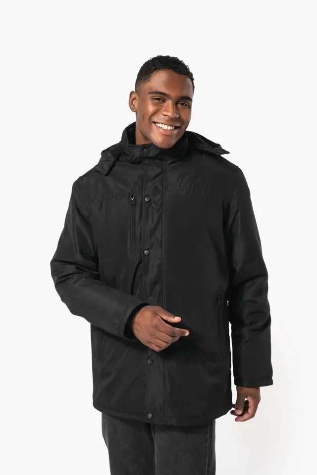 Kariban parka levehető kapucnival férfi (K656), modellen